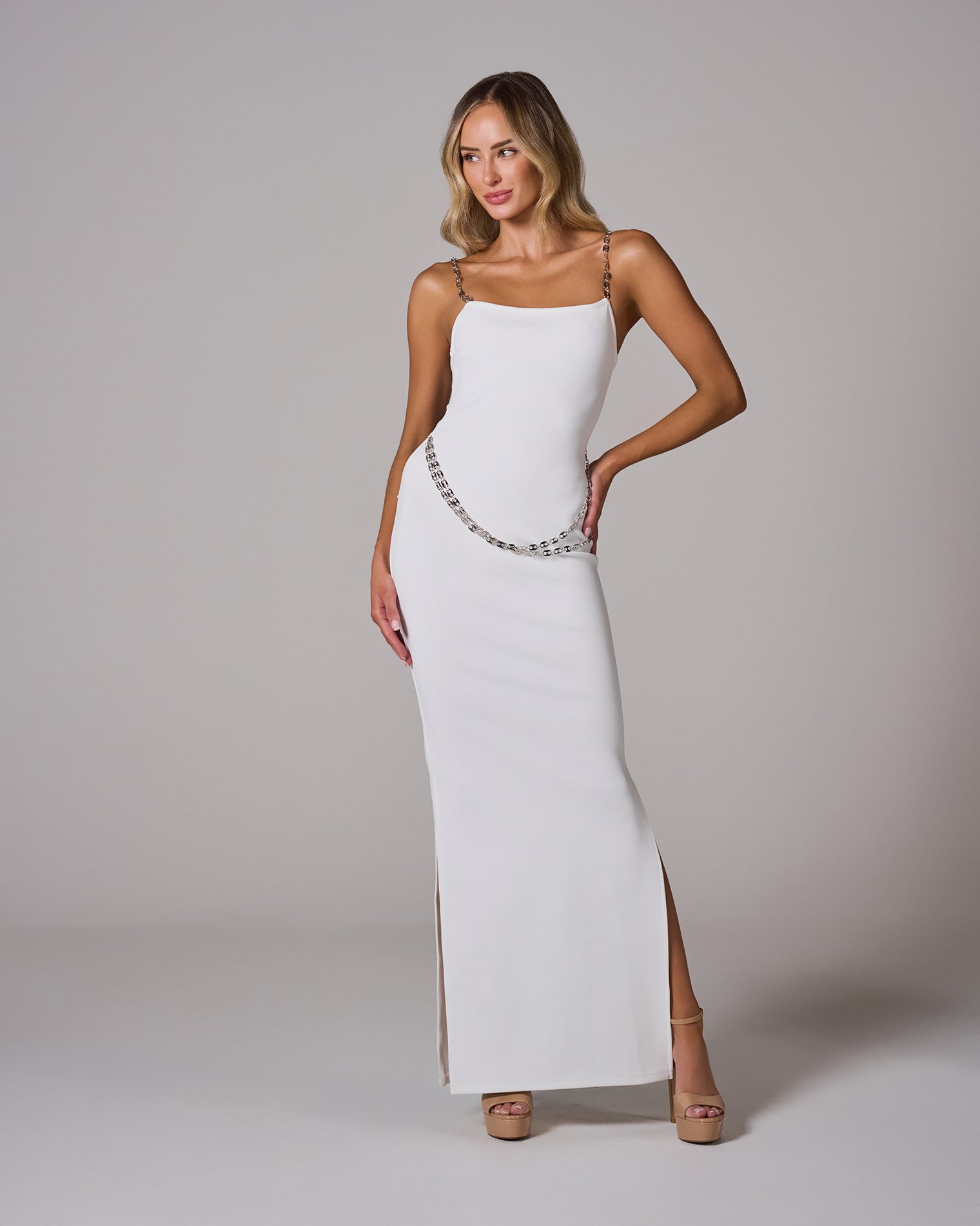 AMBER Chain Maxi Dress