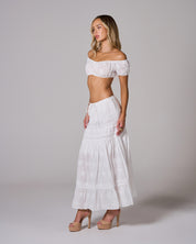 ANNE-MARIE Lace Maxi Skirt & Top Set