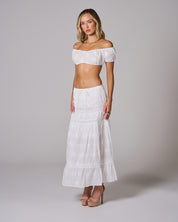 ANNE-MARIE Lace Maxi Skirt & Top Set