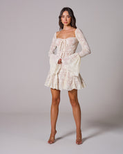 BIANCA Lace Corset Mini Dress