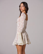 BIANCA Lace Corset Mini Dress