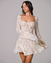 BIANCA Lace Corset Mini Dress