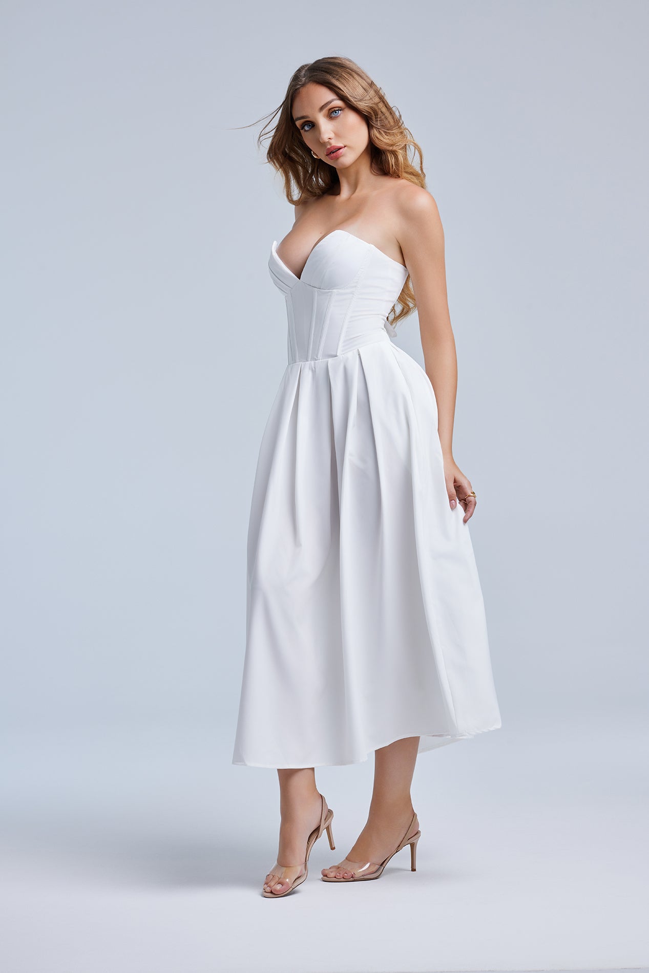 BELLE Corset Midi Dress