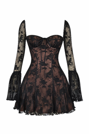 BIANCA Lace Corset Mini Dress