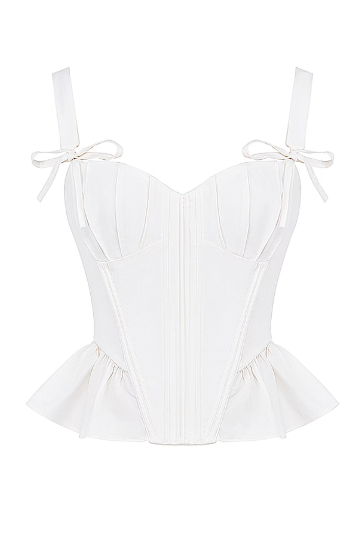 GISELLE White Corset