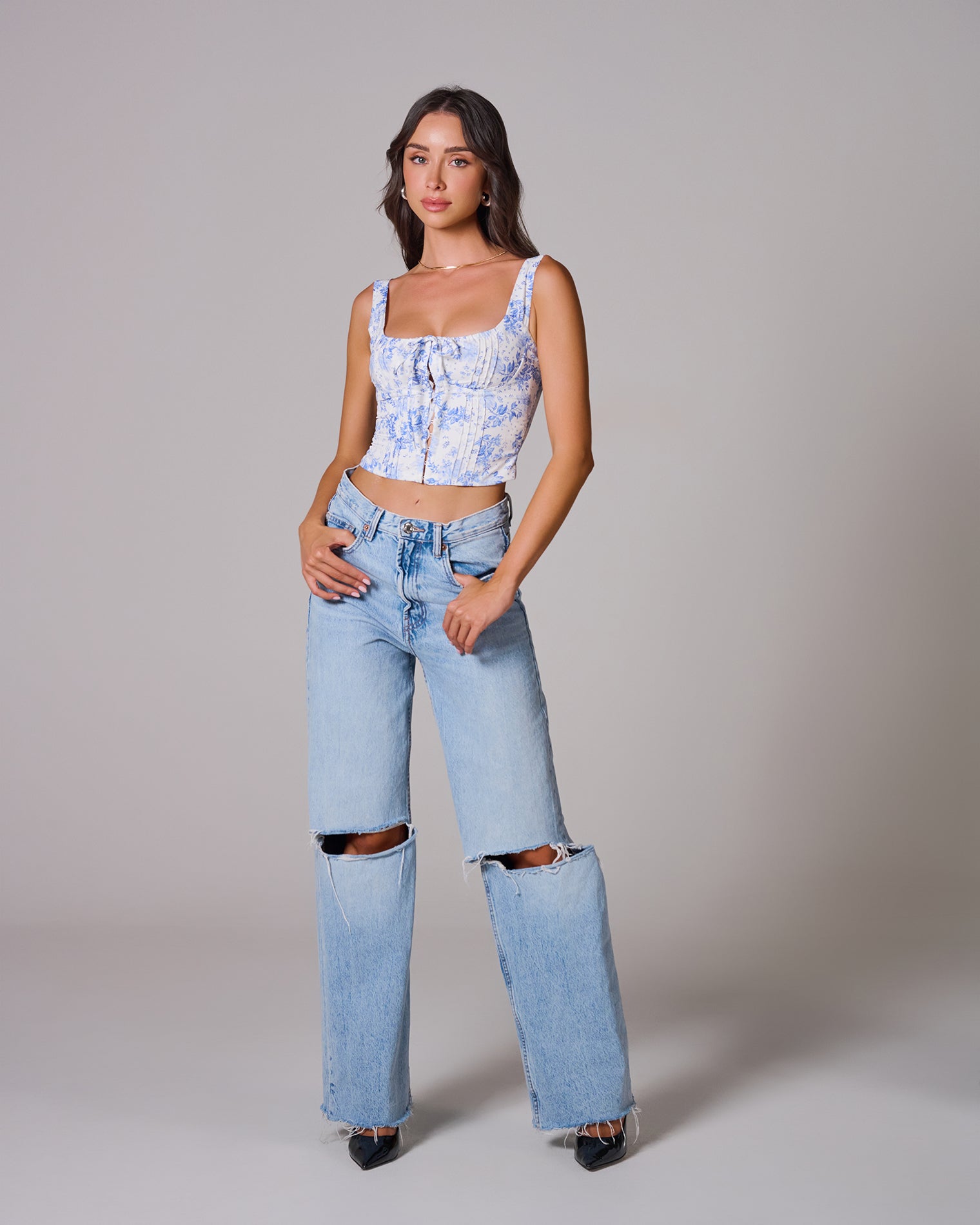 DIDI Floral Corset