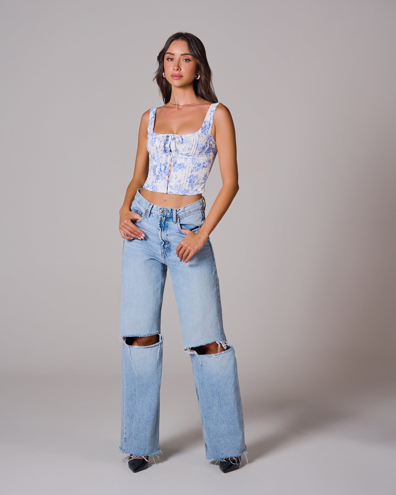 DIDI Floral Corset