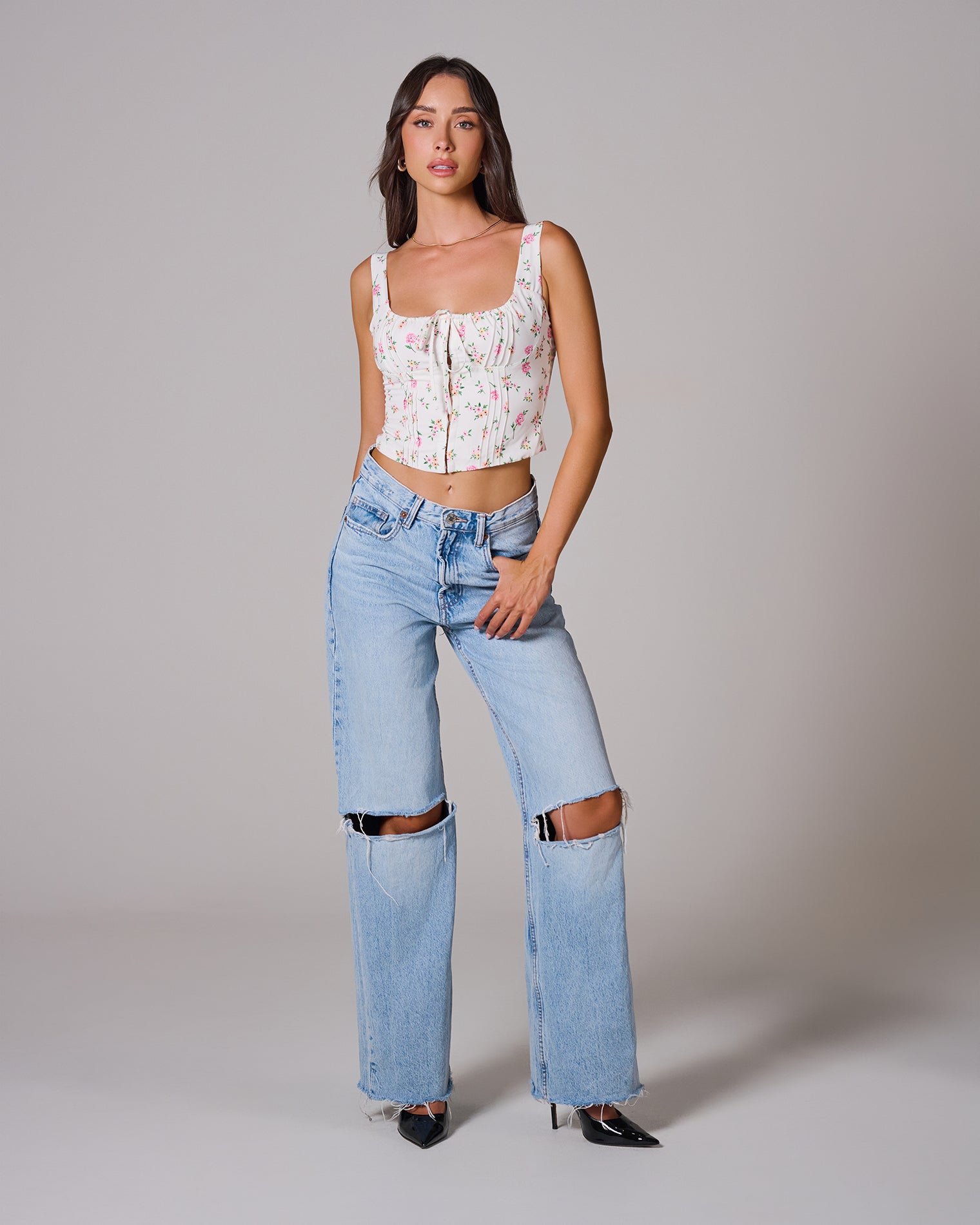 DIDI Floral Corset