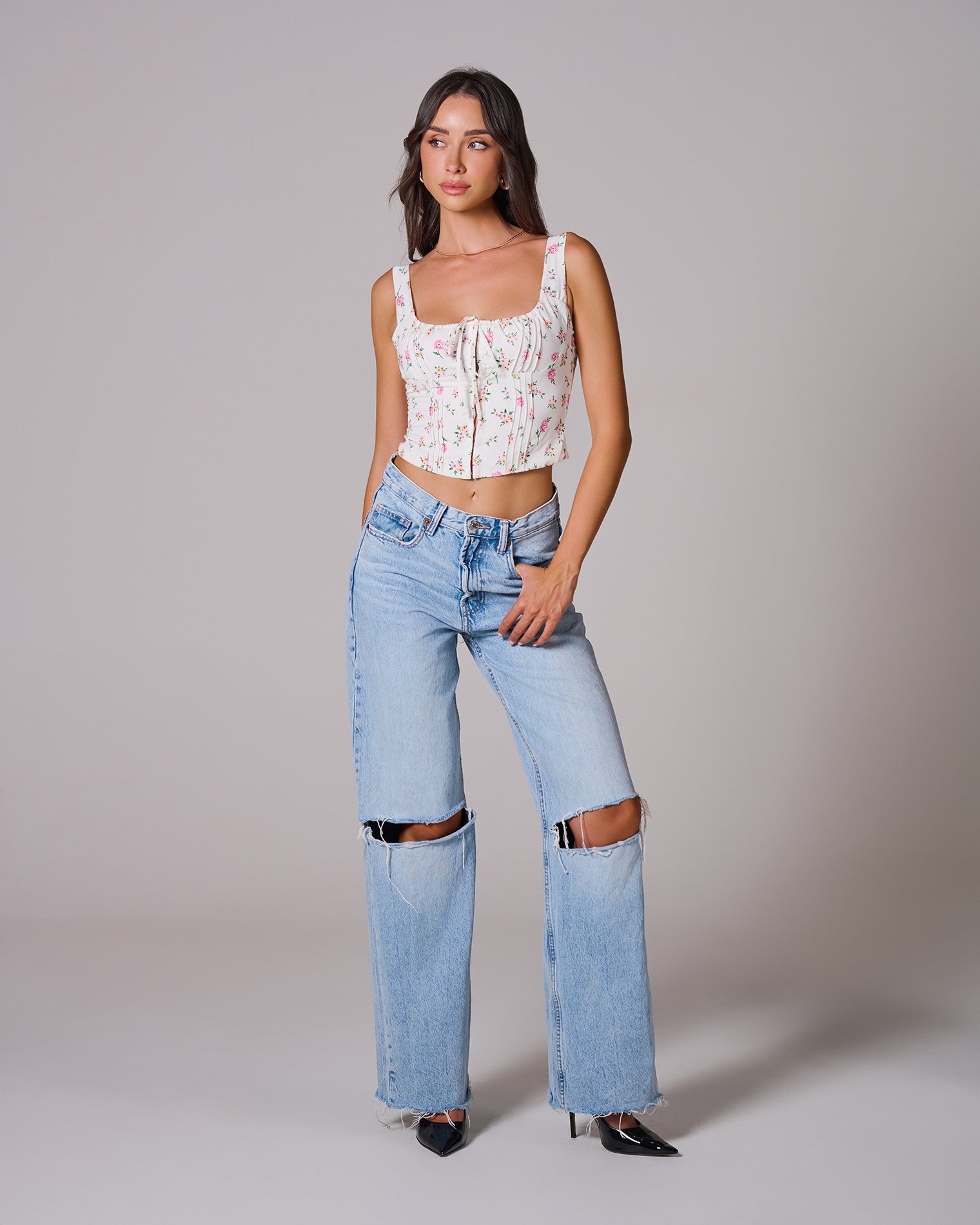 DIDI Floral Corset