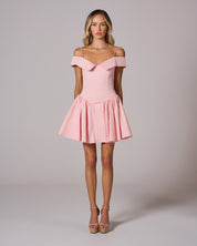 ESTHER Off Shoulder Mini Dress