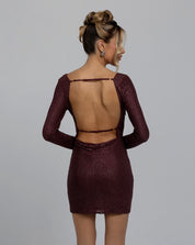 FINAL TOAST Backless Mini Dress