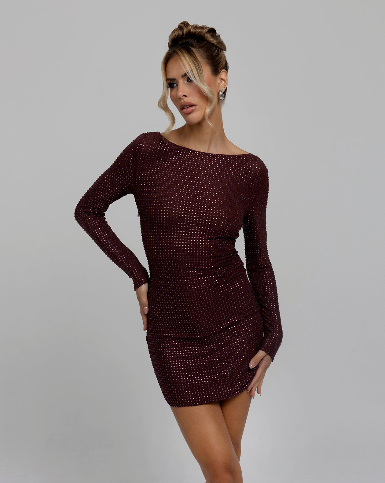 FINAL TOAST Backless Mini Dress