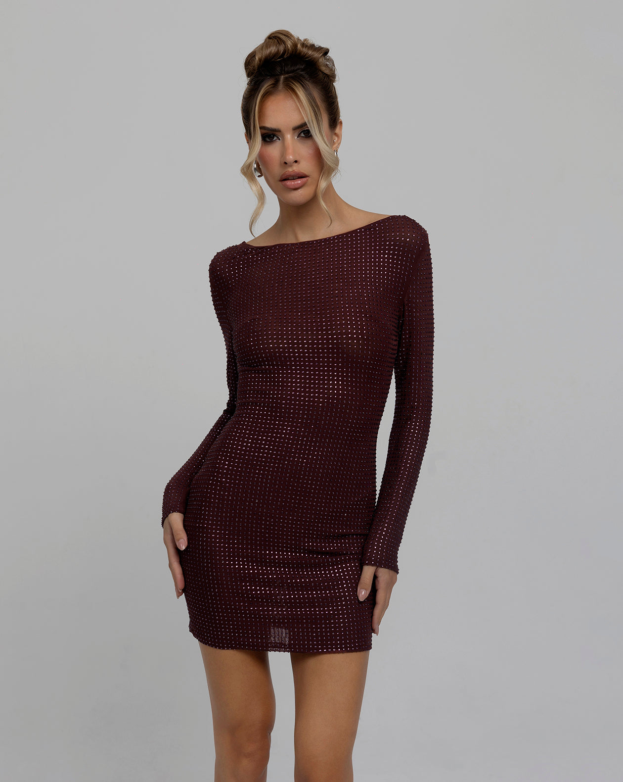 FINAL TOAST Backless Mini Dress