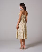 LOUISA Bustier Midi Dress
