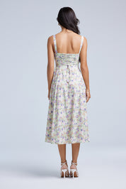 LOUISA Bustier Midi Dress