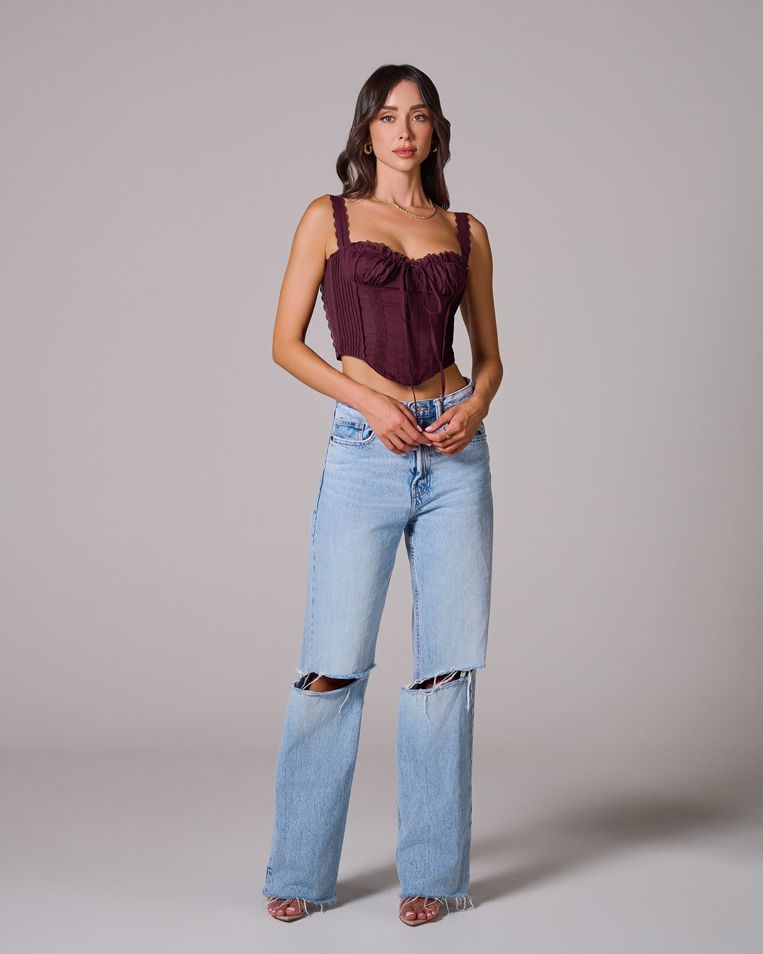 MARGOT Lace Back Corset