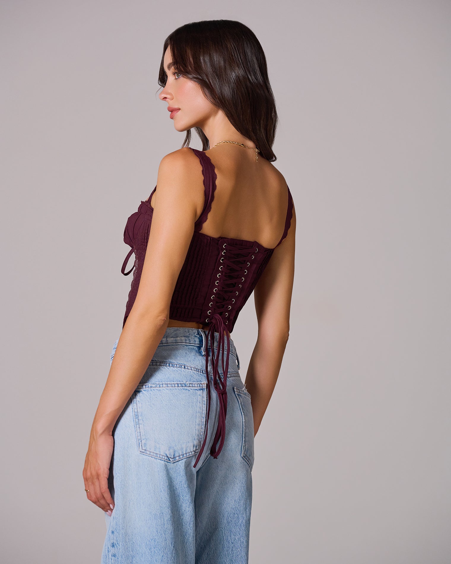 MARGOT Lace Back Corset