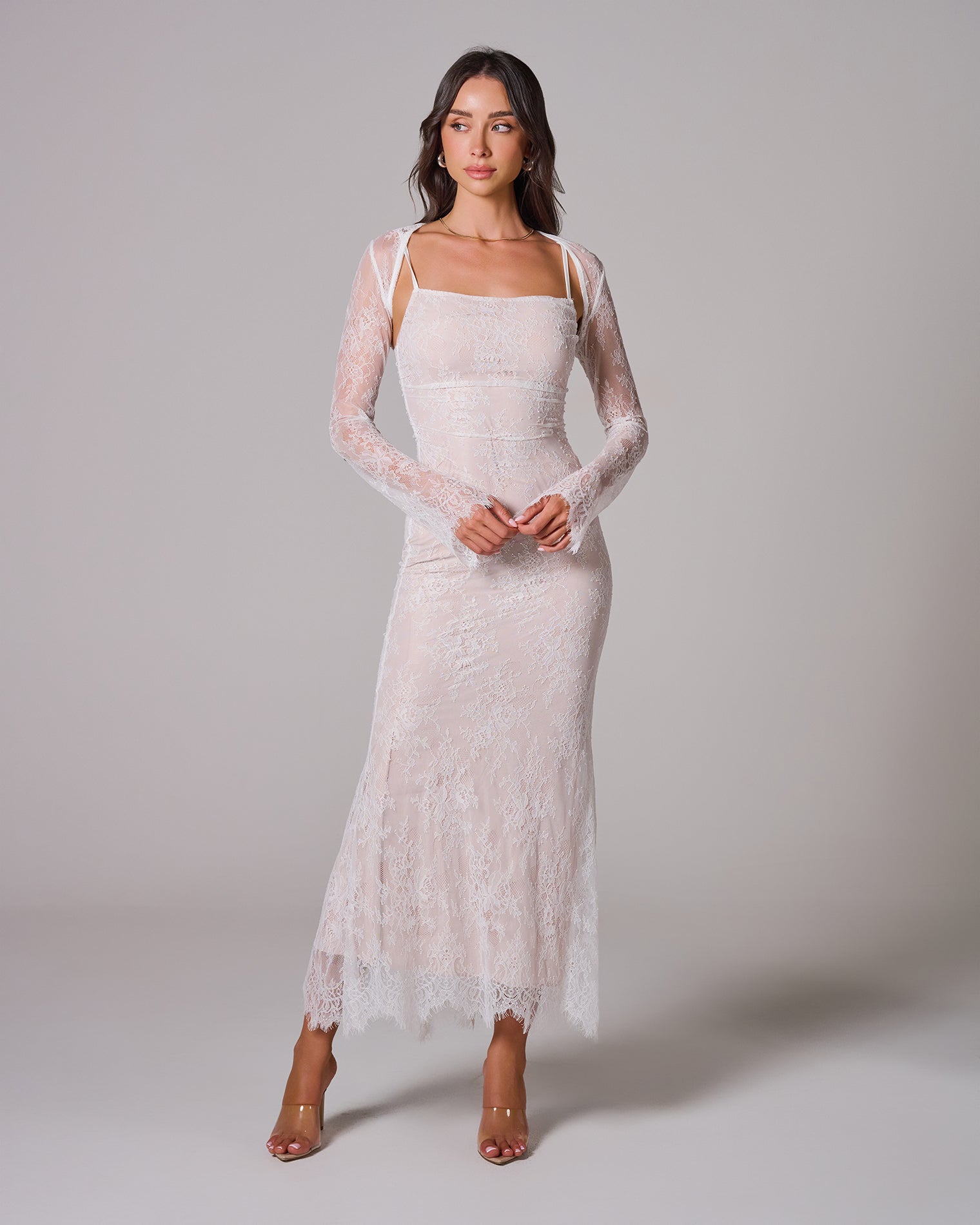 MORTI Lace Maxi Dress