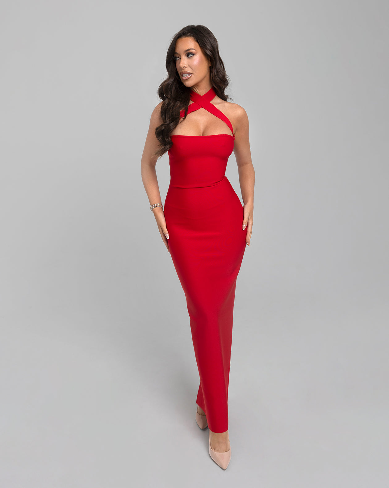 RUBY RED FESTIVITY Maxi Dress