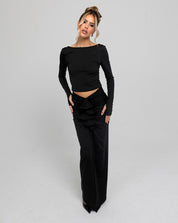 SHE'S GIVING Maxi Skirt & Top Set