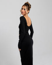 SHE'S GIVING Maxi Skirt & Top Set