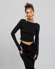 SHE'S GIVING Maxi Skirt & Top Set