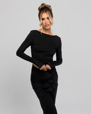SHE'S GIVING Maxi Skirt & Top Set