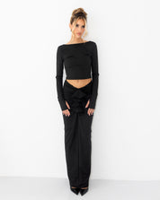 SHE'S GIVING Maxi Skirt & Top Set