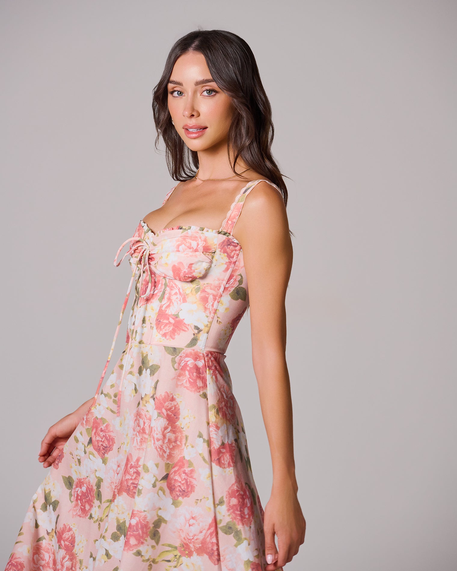 YVETTE Bustier Midi Dress