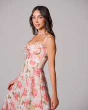 YVETTE Bustier Midi Dress