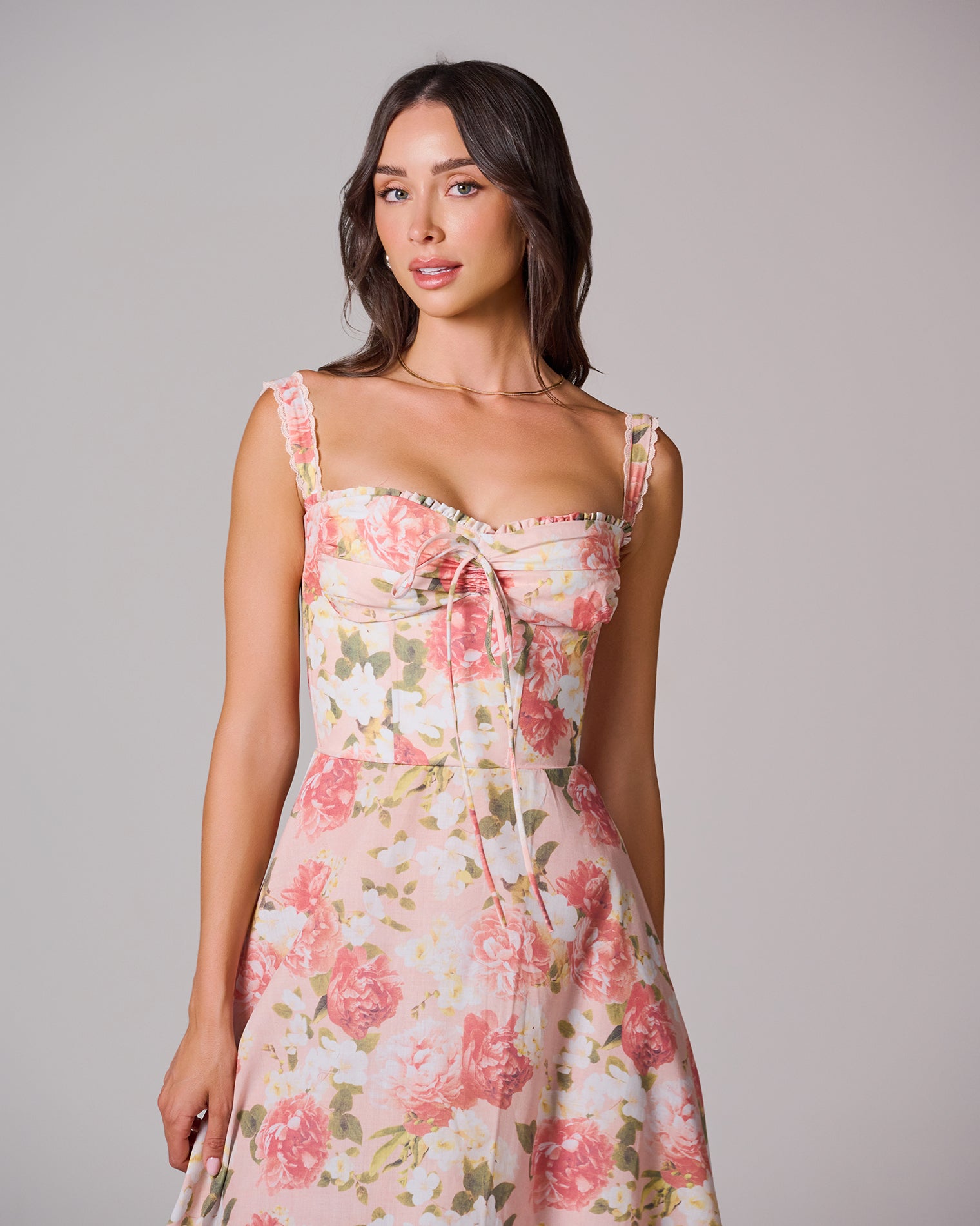 YVETTE Bustier Midi Dress